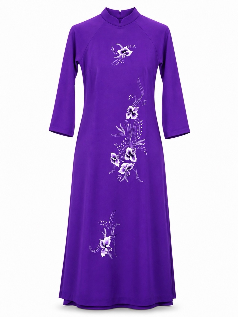 NEW Handmade embroidery ao dai Hippie ( chest 96cm, waist 86cm) no pants